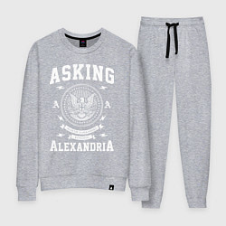 Костюм хлопковый женский Asking Alexandria: USA, цвет: меланж