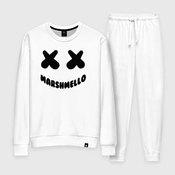 Костюм хлопковый женский MARSHMELLO, цвет: белый