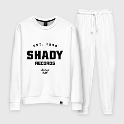 Костюм хлопковый женский Shady records, цвет: белый