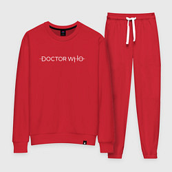Костюм хлопковый женский DOCTOR WHO, цвет: красный