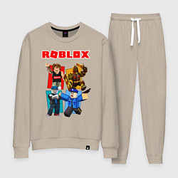 Костюм хлопковый женский ROBLOX, цвет: миндальный