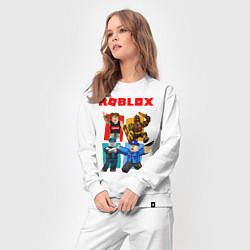 Костюм хлопковый женский ROBLOX, цвет: белый — фото 2