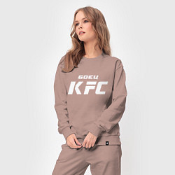 Костюм хлопковый женский Боец KFC, цвет: пыльно-розовый — фото 2