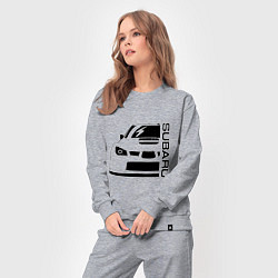 Костюм хлопковый женский SUBARU Z, цвет: меланж — фото 2
