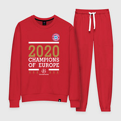 Женский костюм FC Bayern Munchen Champions of Europe 2020