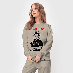 Костюм хлопковый женский Король и Шут, цвет: миндальный — фото 2