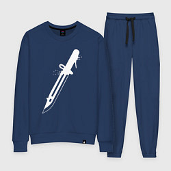 Костюм хлопковый женский Bayonet Knife CSGO Gaming, цвет: тёмно-синий