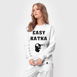 Костюм хлопковый женский Counter-Strike Easy Katka, цвет: белый — фото 2