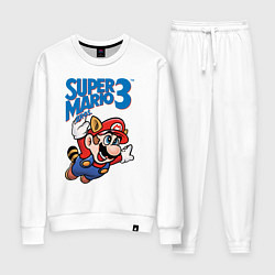 Костюм хлопковый женский Mario 3, цвет: белый