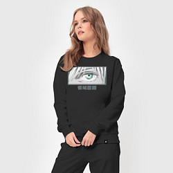 Костюм хлопковый женский Расширение территории, цвет: черный — фото 2