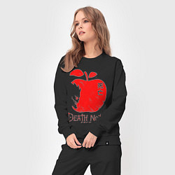 Костюм хлопковый женский DEATH NOTE ТЕТРАДЬ СМЕРТИ, цвет: черный — фото 2