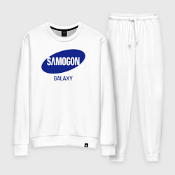 Костюм хлопковый женский Samogon galaxy, цвет: белый