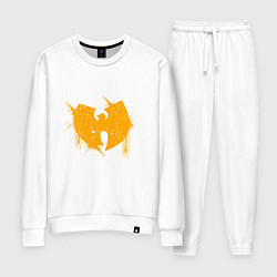 Костюм хлопковый женский Wu-Tang Yellow, цвет: белый