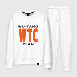 Костюм хлопковый женский Wu-Tang WTC, цвет: белый