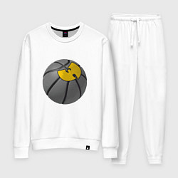 Костюм хлопковый женский Wu-Tang Basketball, цвет: белый