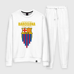 Костюм хлопковый женский Барселона Испания, цвет: белый