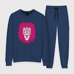 Костюм хлопковый женский Pink Lion, цвет: тёмно-синий