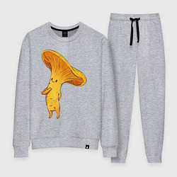Костюм хлопковый женский Лисичка, цвет: меланж
