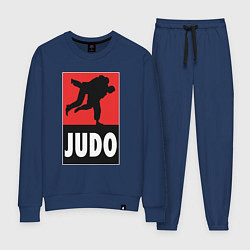 Костюм хлопковый женский Judo, цвет: тёмно-синий
