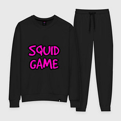 Костюм хлопковый женский Squid Game Pinker, цвет: черный