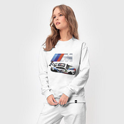 Костюм хлопковый женский BMW Great Racing Team, цвет: белый — фото 2
