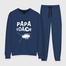 Костюм хлопковый женский Papa roach Таракан, цвет: тёмно-синий