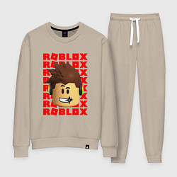 Женский костюм ROBLOX RED LOGO LEGO FACE