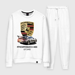 Костюм хлопковый женский Porsche GT 3 RS Motorsport, цвет: белый