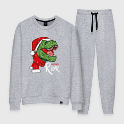 Костюм хлопковый женский T-rex Merry Roar, цвет: меланж