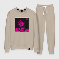 Костюм хлопковый женский GONE Fludd DIGITAL FANTAZY, цвет: миндальный