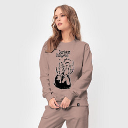 Костюм хлопковый женский DARKEST DUNGEON РЫЦАРЬ И БАНДИТ, цвет: пыльно-розовый — фото 2