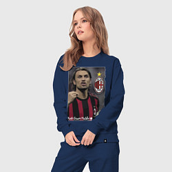 Костюм хлопковый женский Paolo Cesare Maldini - Milan, captain, цвет: тёмно-синий — фото 2