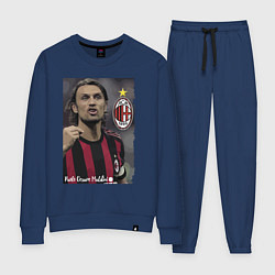 Костюм хлопковый женский Paolo Cesare Maldini - Milan, captain, цвет: тёмно-синий