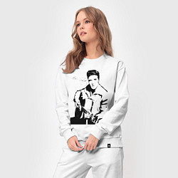 Костюм хлопковый женский Elvis, цвет: белый — фото 2