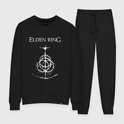 Костюм хлопковый женский Elden ring лого, цвет: черный