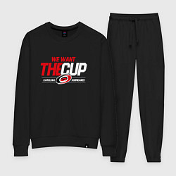 Женский костюм Carolina Hurricanes we want the cup Каролина Харри