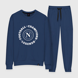 Костюм хлопковый женский Napoli Чемпионы Легенды, цвет: тёмно-синий