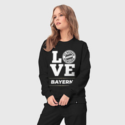 Костюм хлопковый женский Bayern Love Classic, цвет: черный — фото 2