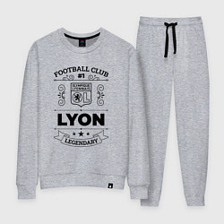 Костюм хлопковый женский Lyon: Football Club Number 1 Legendary, цвет: меланж