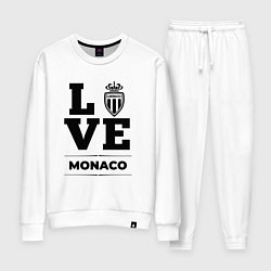 Костюм хлопковый женский Monaco Love Классика, цвет: белый