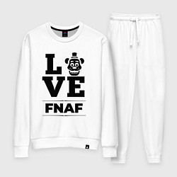 Костюм хлопковый женский FNAF Love Classic, цвет: белый