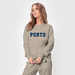 Костюм хлопковый женский Porto FC Classic, цвет: миндальный — фото 2