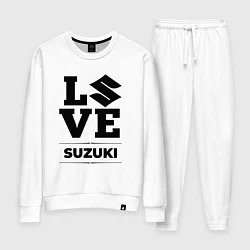 Костюм хлопковый женский Suzuki Love Classic, цвет: белый