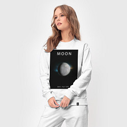 Костюм хлопковый женский Moon Луна Space collections, цвет: белый — фото 2