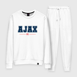 Костюм хлопковый женский Ajax FC Classic, цвет: белый