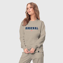 Костюм хлопковый женский Arsenal FC Classic, цвет: миндальный — фото 2