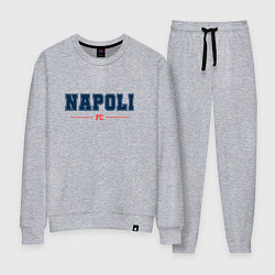 Костюм хлопковый женский Napoli FC Classic, цвет: меланж