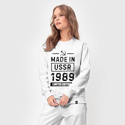 Костюм хлопковый женский Made In USSR 1989 Limited Edition, цвет: белый — фото 2