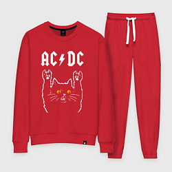 Женский костюм AC DC rock cat