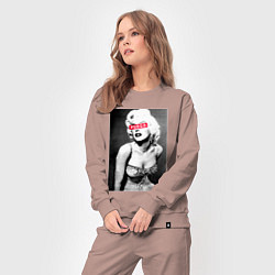 Костюм хлопковый женский Fuego, цвет: пыльно-розовый — фото 2